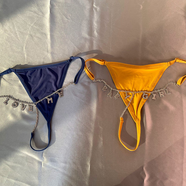 Custom Crystal Thong